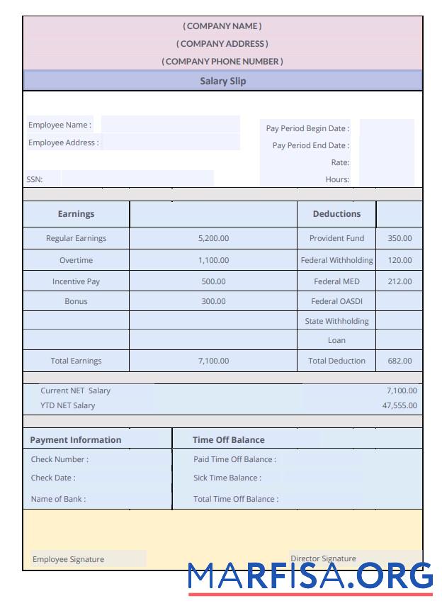 Downloadable Salary Slip download for verification